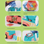 Domixer Truck – 2-in-1 Domino Laying Mixer Vehicle Toy