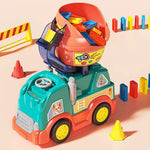 Domixer Truck – 2-in-1 Domino Laying Mixer Vehicle Toy