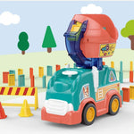 Domixer Truck – 2-in-1 Domino Laying Mixer Vehicle Toy