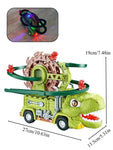 Dinosaur Track Car Toy – Light & Music Triceratops Climber