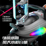 Electric Gatling Water Gun – Rotating Barrel with Light