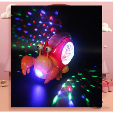 Escape Crawling Crab – Interactive Baby Toy with Music, Lights & Tummy Time Fun