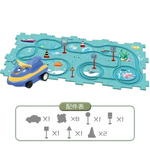 DIY Electric Rail Car Puzzle Set for Kids