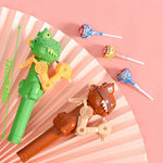 Dinosaur Robot Lollipop Holder – Fun Candy Storage Toy