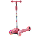 Kids 3-Wheel Kick Scooter – Adjustable Height with Light-Up Wheels