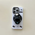 Cute Korean Kitty Crocs Magnetic Stand Case for iPhone 13–16 Pro Max