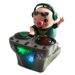 DJ Swinging Pig & Rocking Duck Toy – Battery-Powered with Music & Lights