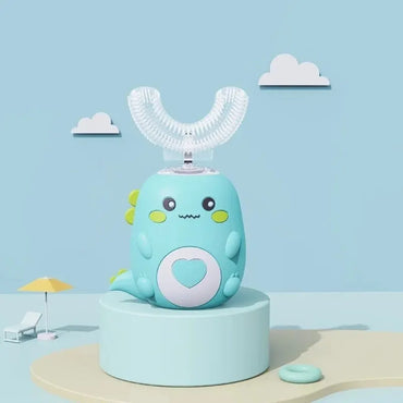 Children’s Electric Toothbrush – 360° Automatic U-Shaped Silicone Brush