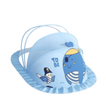 Portable Foldable Baby Bed with Full-Cover Mosquito Net – Breathable & Safe for Newborns and Infants