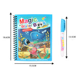 Reusable Water Coloring Book – Montessori Early Learning Toy for Kids