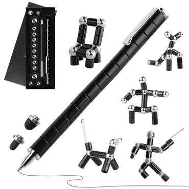 Magnetic Fidget Pen – Multifunctional DIY Magnet Ballpoint Pen & Toy