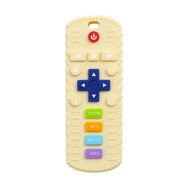 TV Remote Shaped Silicone Teether – Ideal for Soothing Teething Babies