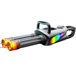 Electric Gatling Water Gun – Rotating Barrel with Light