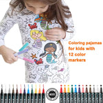 DIY Color-Your-Own Pajama Set – Kids Craft Kit for Boys & Girls