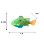 Electronic Swimming Fish Toy with LED Light – Bath, Pool & Pet Play