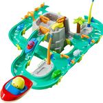 Kids Outdoor Water Table Toy – Summer Water Play Set with Fishing & Surfing Adventure