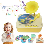 Kids Story Player Gramophone – Music & Learning Toy with 93 Cards