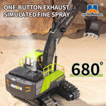 Huina 13-Channel Remote Control Alloy Excavator Toy
