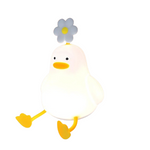 LED Dimmable Duck Night Light – USB Rechargeable Silicone Lamp for Bedroom