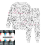 DIY Color-Your-Own Pajama Set – Kids Craft Kit for Boys & Girls