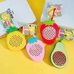 Fruit Party Magnetic Drawing Board Keychains – Pineapple & Avocado | Fun Steel Ball Doodle Toys for Kids