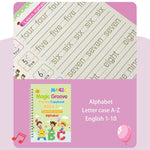 Multilingual Magic Practice Book Set – Reusable Handwriting Workbooks