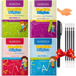 Multilingual Magic Practice Book Set – Reusable Handwriting Workbooks