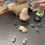 Magnetic Capybara Desktop Ornament – 3D Printed Collectible Figurine, Cute Desk Decoration & Unique Gift