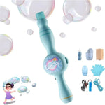 Elastic Smog Bubble Machine Set – Portable Outdoor Bubble Blower with Bubble Water