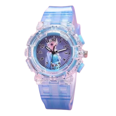 Disney Frozen LED Watch – Princess Elsa & Anna Silicone Light-Up Watch for Girls