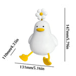 LED Dimmable Duck Night Light – USB Rechargeable Silicone Lamp for Bedroom