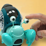 Escape Crawling Crab – Interactive Baby Toy with Music, Lights & Tummy Time Fun