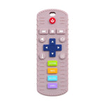 TV Remote Shaped Silicone Teether – Ideal for Soothing Teething Babies