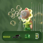 Sunflower Bubble Machine Toy – Automatic Dancing Bubble Maker for Kids