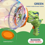 Automatic Dinosaur Bubble Gun – Electric Bubble Blower & Handheld Fan for Kids