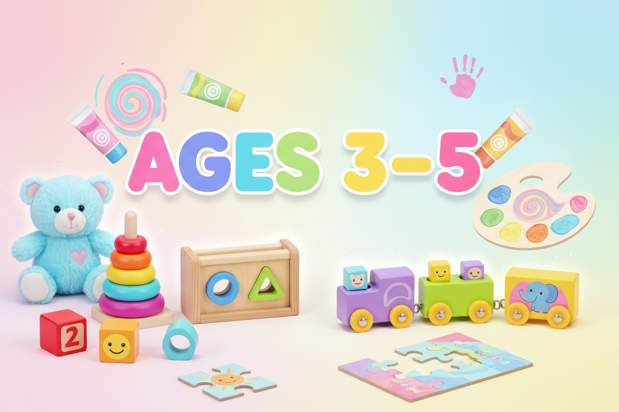 Preschool toys for ages 3 to 5 from Toki Toy Box