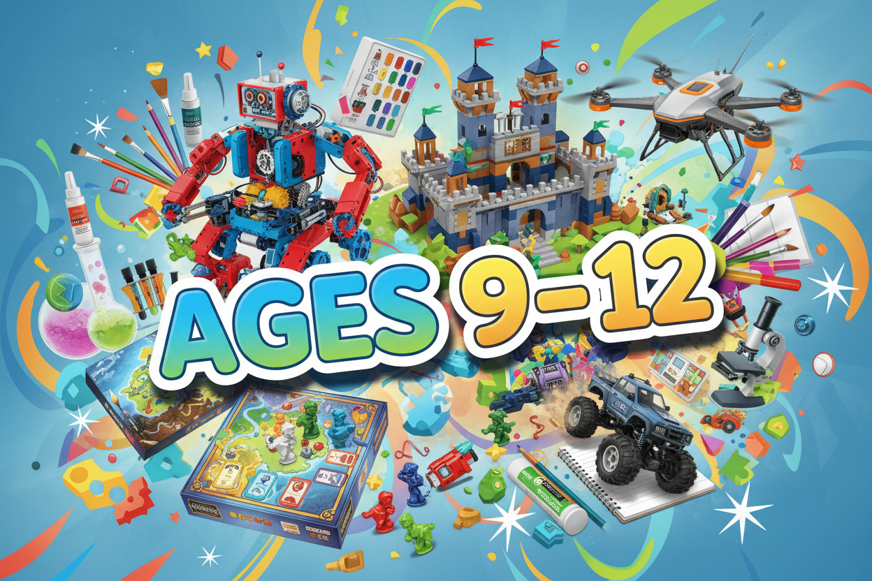 Toys and gifts for tweens ages 9 to 12 from Toki Toy Box