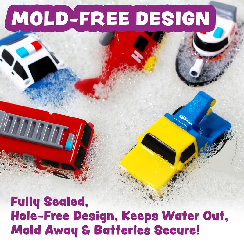 Mini Emergency Car Set – Pull-Back Fun | TokiToyBox – Size Reference | Toki Toy Box