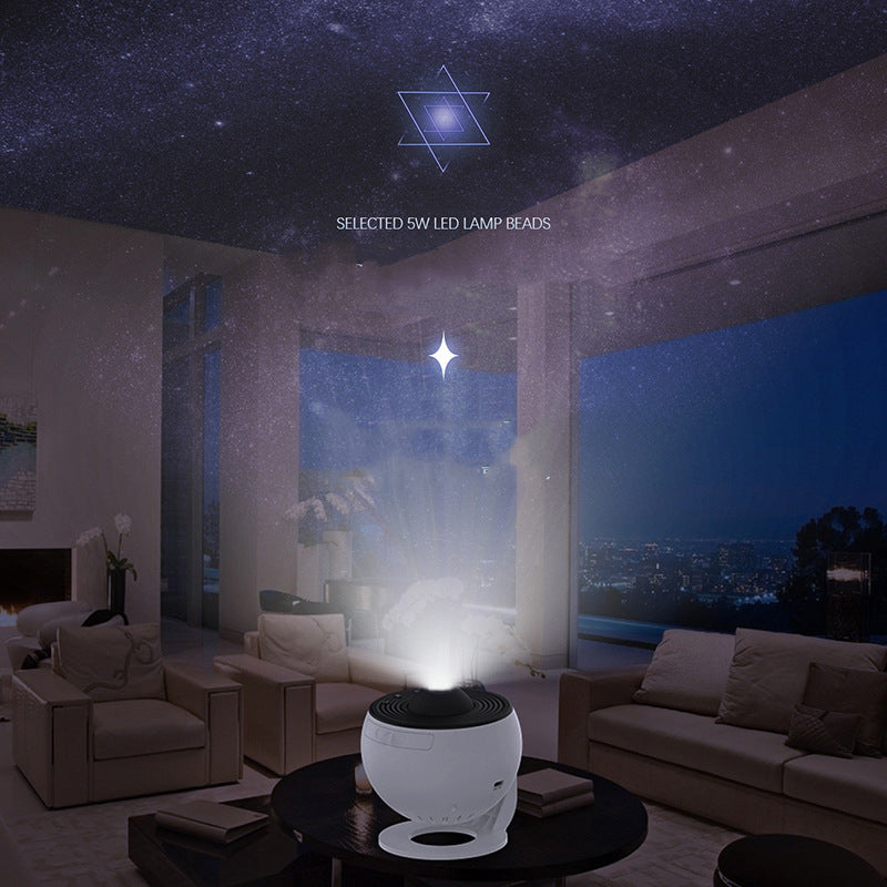 360° Galaxy Star Projector – Night Sky Lamp with Timer – In Use | Toki Toy Box