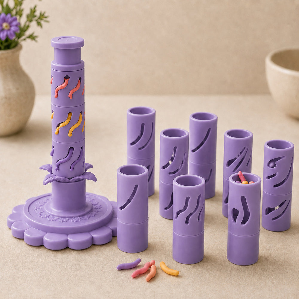 Clay bloom press tool – alternate angle