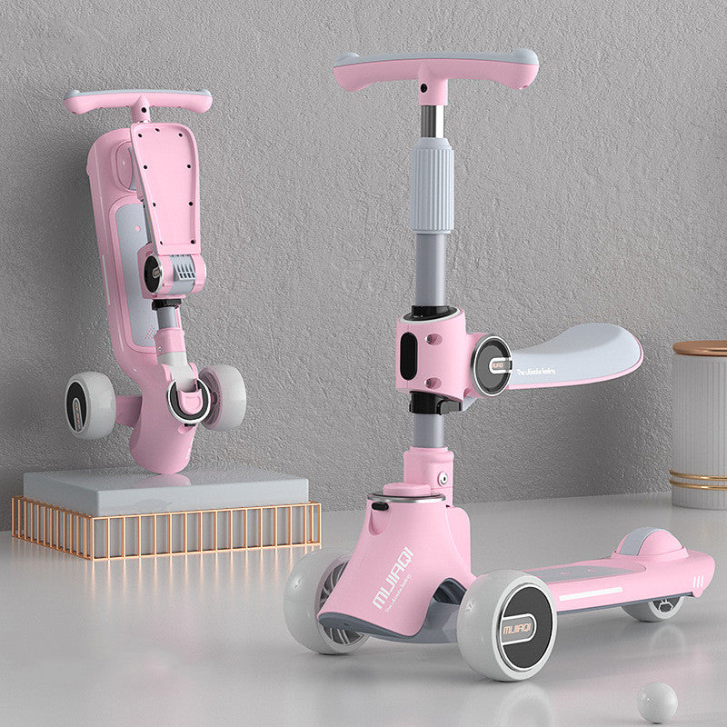 3-in-1 Kids Scooter with Seat – Packaging | Toki Toy Box