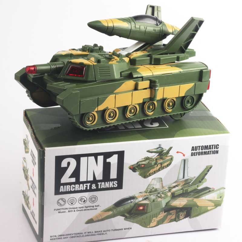 Transforming Tank Car Toy – Lights, Sound & Action – Size Reference | Toki Toy Box