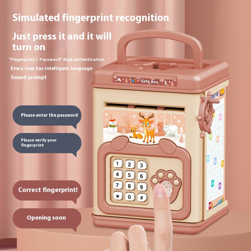 Close-up of the fingerprint sensor and keypad
