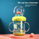Whale Fountain Kids Cup – Fun Drinking Bottle | Toki Toy Box - Toki Toy Box