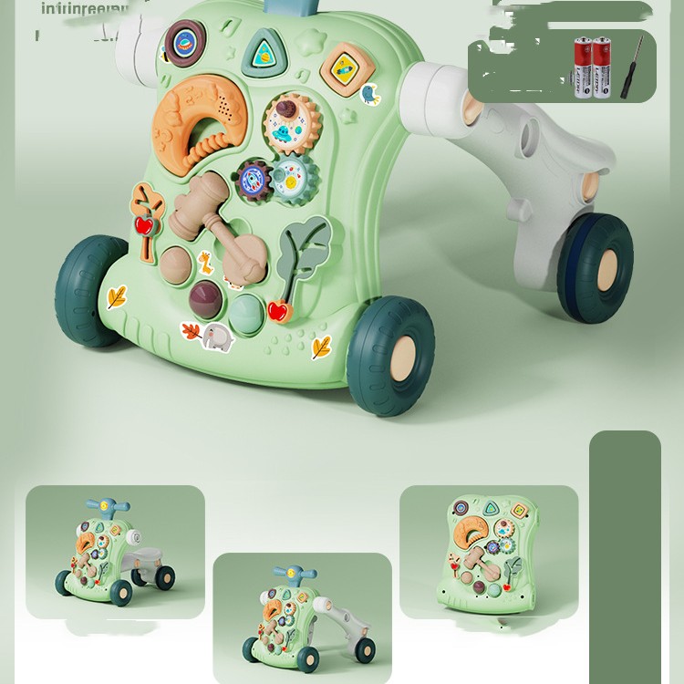 All-in-One Baby Walker – Adjustable Learning Support – Side View | Toki Toy Box