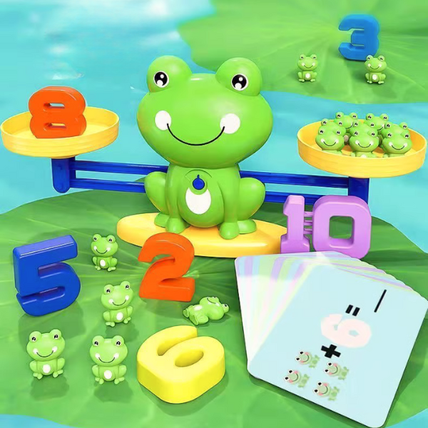Frog Balance Math Toy – Fun Learning Game for Kids | Toki Toy Box