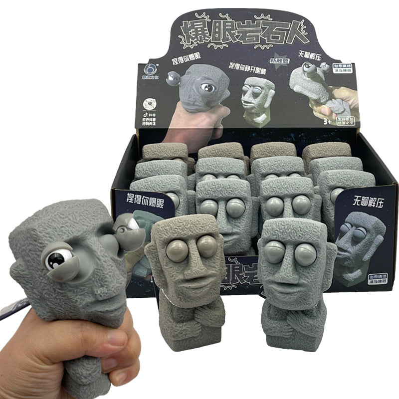Rock face ball - wild squeeze fun – Squishy Stress Toy | Toki Toy Box