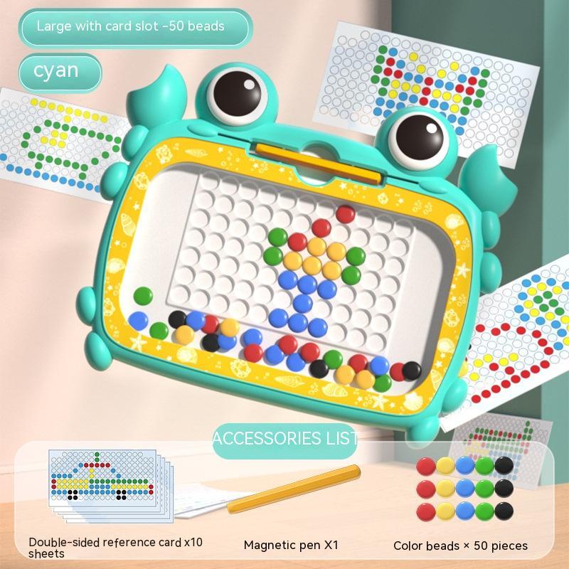 Crab Magnetic Pen – Bead Drawing Board Puzzle for Kids Creativity – Features | Toki Toy Box