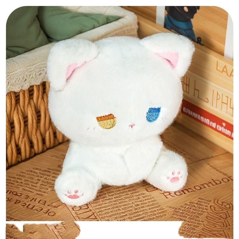 Emo Bear Plush Toy – Aesthetic Soft Gift Buddy – Side View | Toki Toy Box