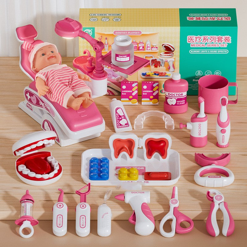 Luxury doctor play set with its carry case